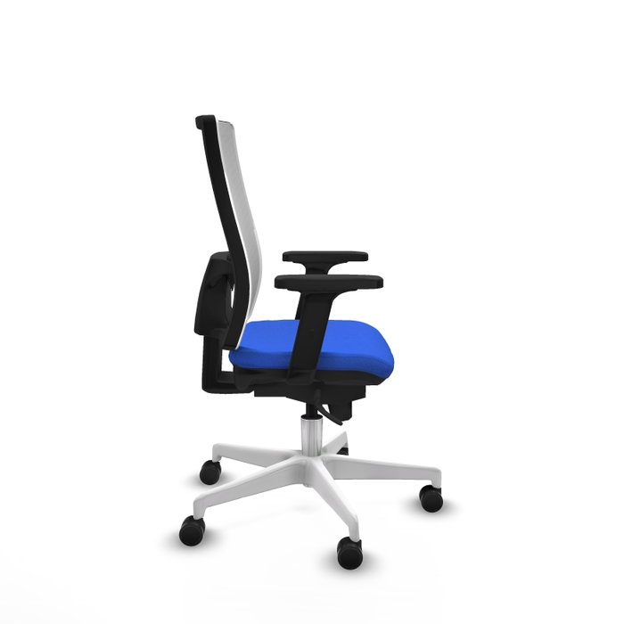 PIQUERAS Y CRESPO Silla de oficina Horna Azul y Blanco