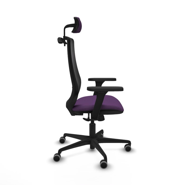 PIQUERAS Y CRESPO Silla de oficina Mardos con mecanismo Sincro, Morado y Negro PIQUERAS Y CRESPO Silla de oficina Mardos con mecanismo Sincro, Morado y Negro