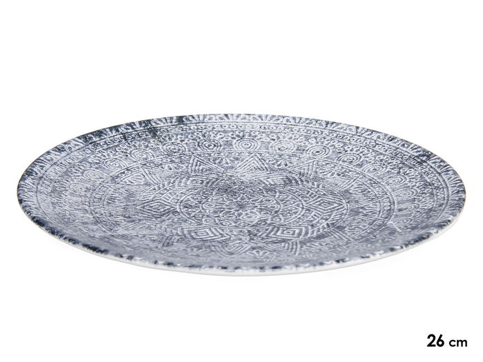 Vessia Plato Llano Porcelana 26 cm Gris Color Gris (Set de 24) Vessia Plato Llano Porcelana 26 cm Gris Color Gris (Set de 24)