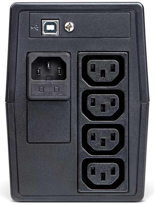 Salicru SPS 500 ONE BL IEC UPS Línea interactiva 0.5 kVA 240 W Pseudo sine 4 salidas AC Negro