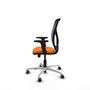 PIQUERAS Y CRESPO Silla de oficina Motilla Naranja y Negro
