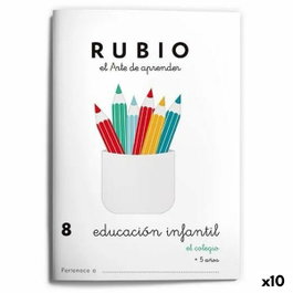 Rubio Cuaderno Educación Infantil 8 - Caligrafía