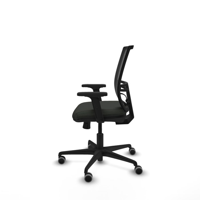 PIQUERAS Y CRESPO Silla de oficina Yunquera con mecanismo Sincro/Traslack y brazos 2D