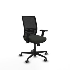 PIQUERAS Y CRESPO Silla de oficina Yunquera con mecanismo Sincro/Traslack y brazos 2D