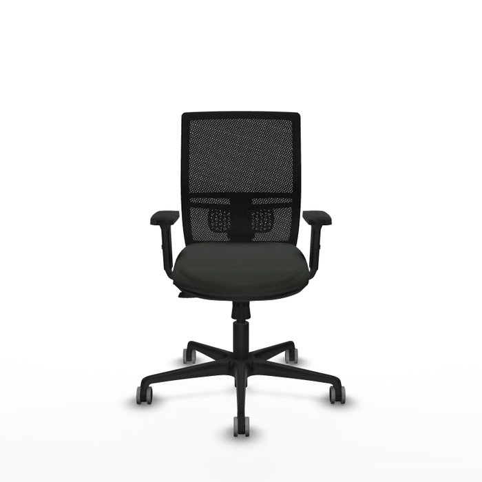 PIQUERAS Y CRESPO Silla de oficina Yunquera con mecanismo Sincro/Traslack y brazos 2D