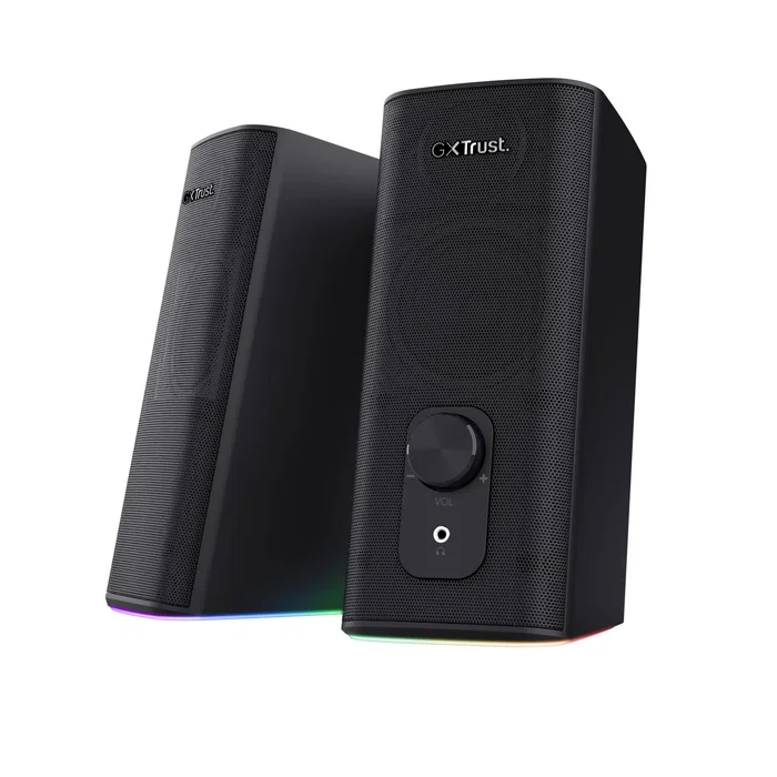 Trust Altavoz GXT 612 CETIC Bluetooth Inalámbrico y Alámbrico 18W 2.0 Canales, Negro con Iluminación RGB, Fabricado con 76% Plástico Reciclado Trust Altavoz GXT 612 CETIC Bluetooth Inalámbrico y Alámbrico 18W 2.0 Canales, Negro con Iluminación RGB, Fabricado con 76% Plástico Reciclado