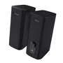 Trust Altavoz GXT 612 CETIC Bluetooth Inalámbrico y Alámbrico 18W 2.0 Canales, Negro con Iluminación RGB, Fabricado con 76% Plástico Reciclado