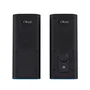 Trust Altavoz GXT 612 CETIC Bluetooth Inalámbrico y Alámbrico 18W 2.0 Canales, Negro con Iluminación RGB, Fabricado con 76% Plástico Reciclado