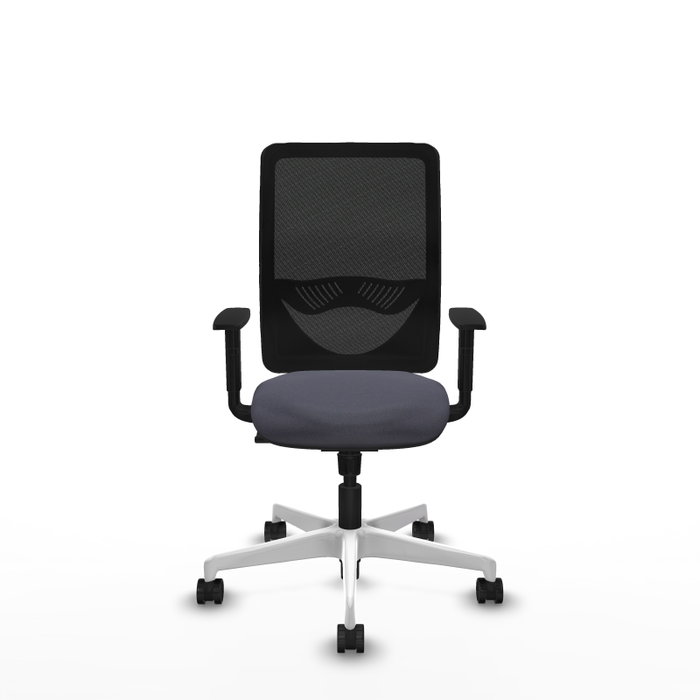 PIQUERAS Y CRESPO Silla de oficina Zulema con mecanismo Sincro, Gris oscuro y Negro PIQUERAS Y CRESPO Silla de oficina Zulema con mecanismo Sincro, Gris oscuro y Negro