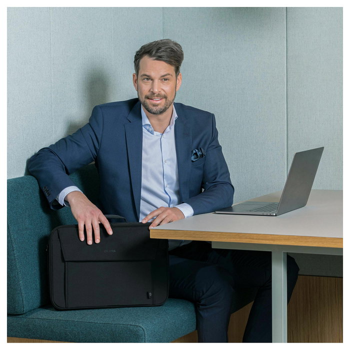 Dicota Eco Multi Plus BASE Maletín para Portátil 15.6 Pulgadas Negro Poliéster Reciclado