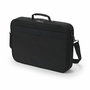 Dicota Eco Multi Plus BASE, Funda para Portátil 14-15.6" con Compartimento Extra, Material 300D Poliéster rPET Reciclado, Negro