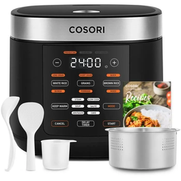 COSORI Olla multifunción - Capacidad 5 litros - 17 programas de cocción - Temperatura hasta 120 °C - 970 W
