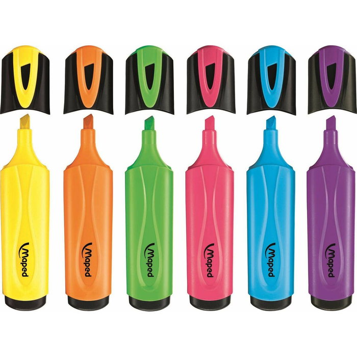 MAPED Fluo Peps Classic Expositor de 28 Unidades Colores Surtidos