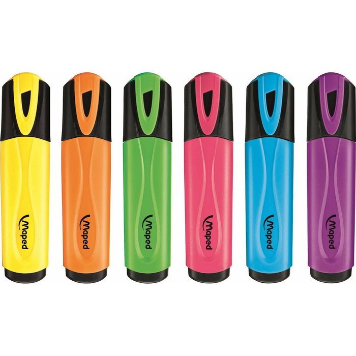 MAPED Fluo Peps Classic Expositor de 28 Unidades Colores Surtidos
