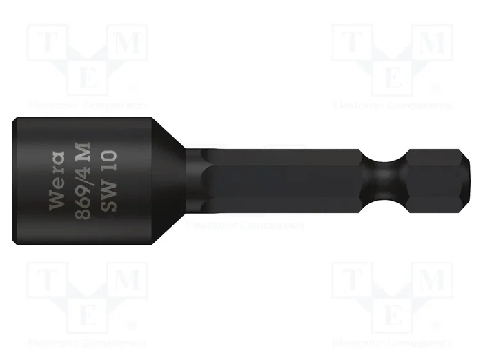 WERA Punta de destornillador vaso 6 ángulos HEX 13mm magnética WERA Punta de destornillador vaso 6 ángulos HEX 13mm magnética