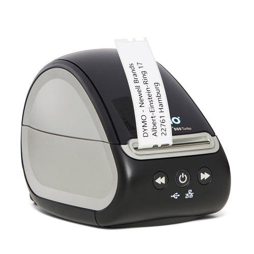 Dymo LabelWriter 550 Turbo - Impresora de Etiquetas Térmica Negra/Gris Dymo LabelWriter 550 Turbo - Impresora de Etiquetas Térmica Negra/Gris