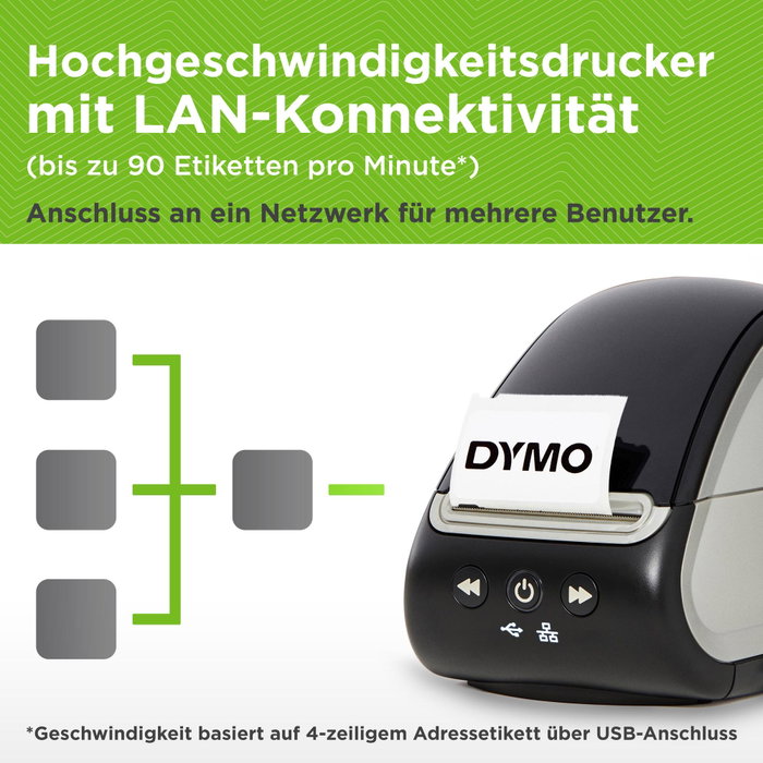 Dymo LabelWriter 550 Turbo Black/Grey