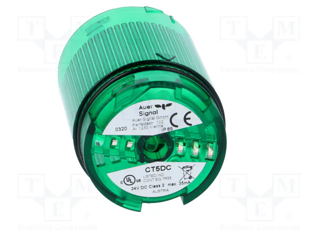 AUER SIGNAL Módulo de automatización señalizador luminoso verde LED IP65 AUER SIGNAL Módulo de automatización señalizador luminoso verde LED IP65