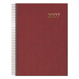 Dohe Agenda Anual Segovia Espiral Burdeos 14x20cm