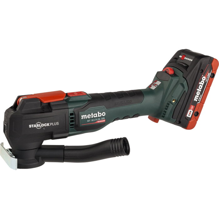 Metabo MT 18 LTX BL QSL Multitool Inalámbrica con 2 Baterías de 4.0Ah Metabo MT 18 LTX BL QSL Multitool Inalámbrica con 2 Baterías de 4.0Ah