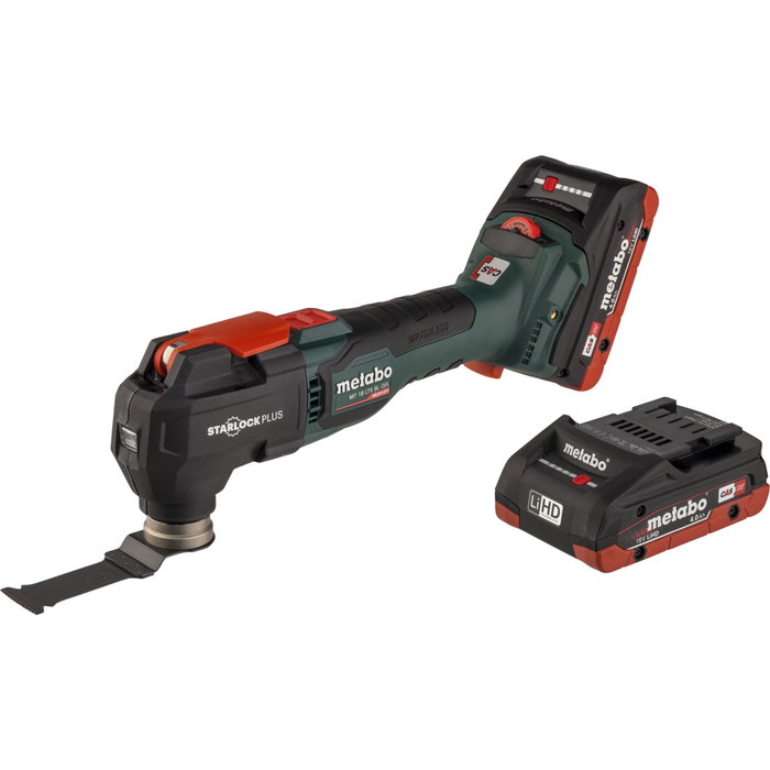 Metabo MT 18 LTX BL QSL Multitool Inalámbrica con 2 Baterías de 4.0Ah Metabo MT 18 LTX BL QSL Multitool Inalámbrica con 2 Baterías de 4.0Ah