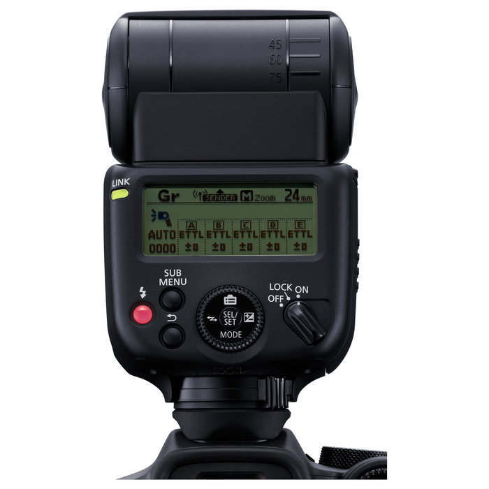 Canon Speedlite EL-10 Flash de Videocámara Externo, Guía 40m, Modo Estroboscopio, Compatible E-TTL I/II, para Cámaras Canon