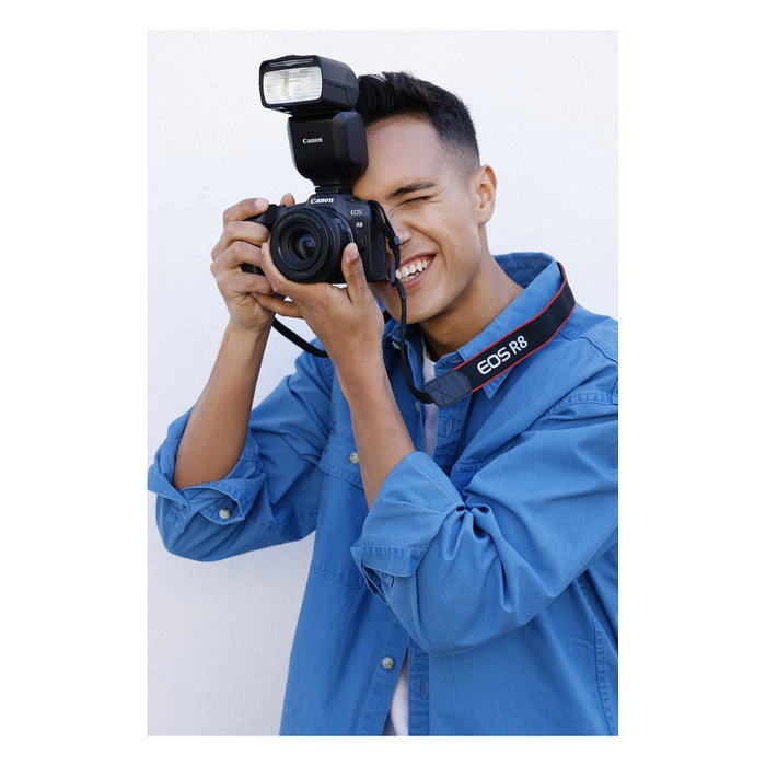 Canon Speedlite EL-10 Flash de Videocámara Externo, Guía 40m, Modo Estroboscopio, Compatible E-TTL I/II, para Cámaras Canon