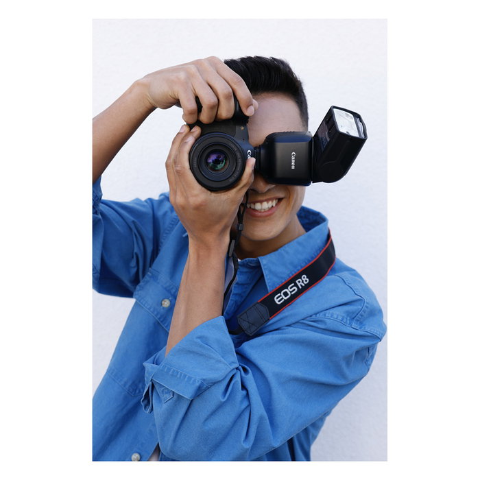 Canon Speedlite EL-10 Flash de Videocámara Externo, Guía 40m, Modo Estroboscopio, Compatible E-TTL I/II, para Cámaras Canon