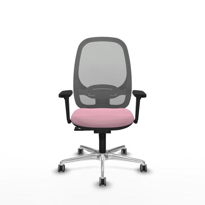 PIQUERAS Y CRESPO Silla de oficina Cilanco Rosa y Gris