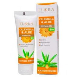 FLORA Crema Gel Caléndula-Aloe 75ml Bio para Piel Sensible e Irritada