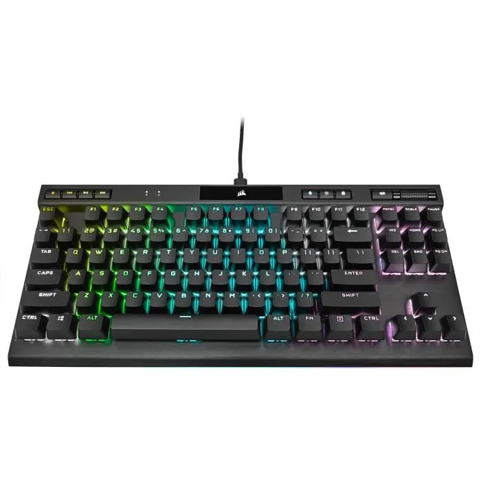 Teclado para juegos rojo CORSAIR K70 TKL RGB CS MX (CH-9119010-FR) Teclado para juegos rojo CORSAIR K70 TKL RGB CS MX (CH-9119010-FR)