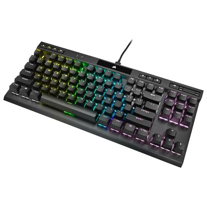 Teclado para juegos rojo CORSAIR K70 TKL RGB CS MX (CH-9119010-FR) Teclado para juegos rojo CORSAIR K70 TKL RGB CS MX (CH-9119010-FR)