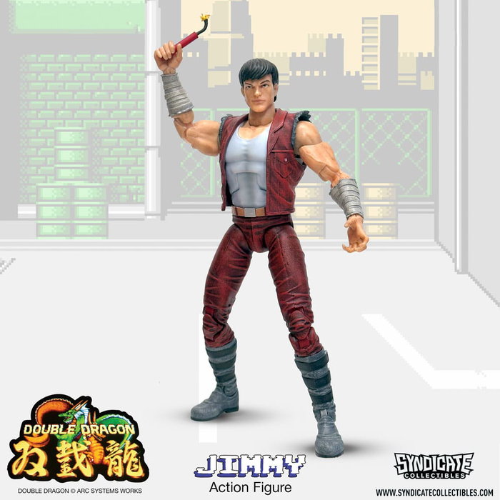Double Dragon Figura Deluxe 1/12 Jimmy 18 cm