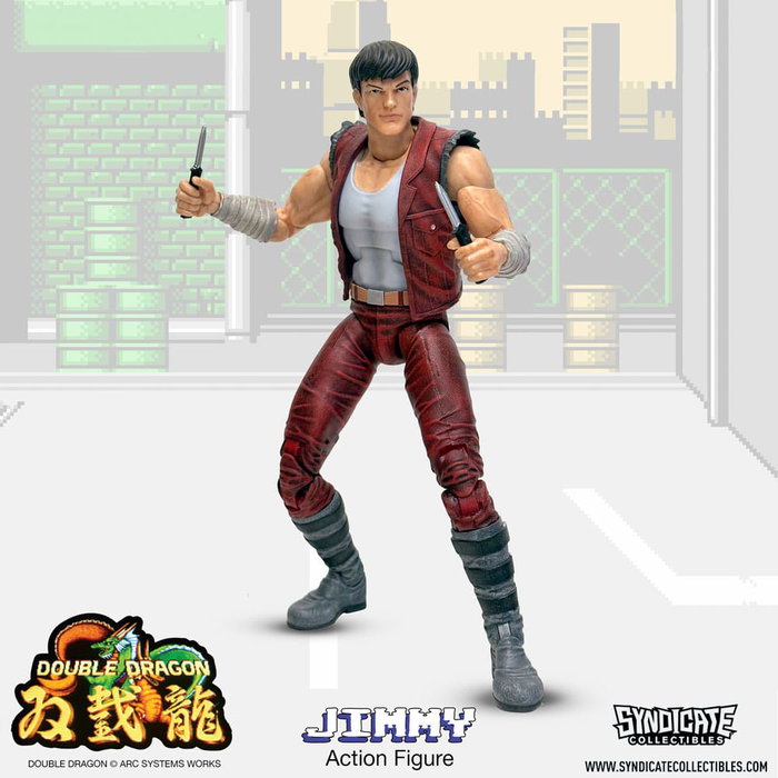 Double Dragon Figura Deluxe 1/12 Jimmy 18 cm