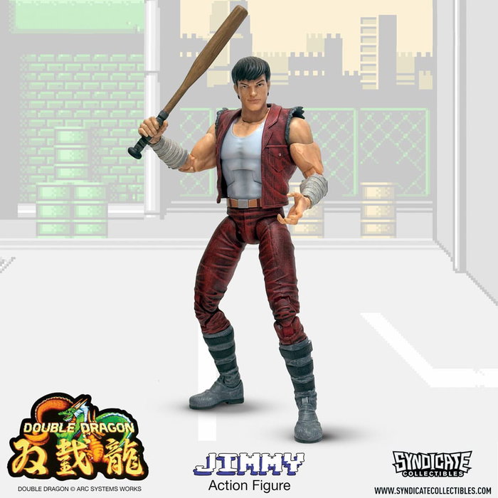 Double Dragon Figura Deluxe 1/12 Jimmy 18 cm