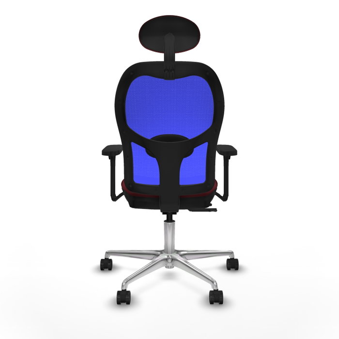PIQUERAS Y CRESPO Silla de oficina Jorquera Granate y Azul PIQUERAS Y CRESPO Silla de oficina Jorquera Granate y Azul
