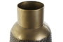 DKD Home Decor Jarrón Moderno Gris Oscuro Dorado Metal 25 x 47 x 25 cm