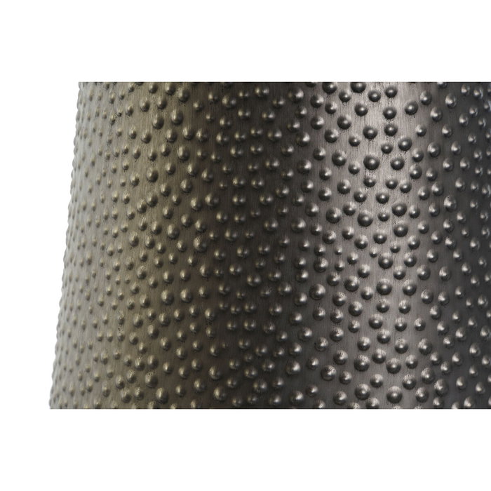DKD Home Decor Jarrón de Metal Gris Oscuro 25x25x47 cm DKD Home Decor Jarrón de Metal Gris Oscuro 25x25x47 cm