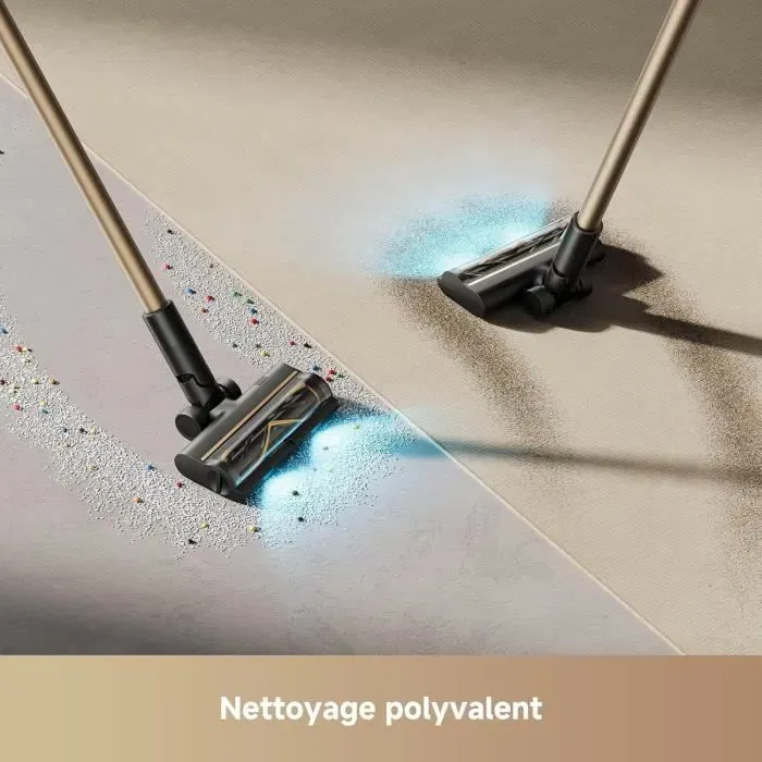 Mova Aspiradora de escoba inalámbrica S5 Sense con cepillo multisuperficie OptiInsight antienredos y ajuste inteligente