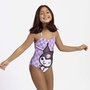 Cerdá Bañador Hello Kitty y Kuromi para Niña, Talla 10 Años (10 Años) - Color Lila