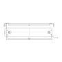ROLINE Tapa ciega Snap-in de 19 pulgadas, 2U, Negro