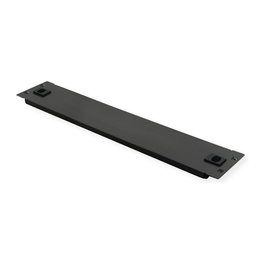 ROLINE Tapa ciega Snap-in de 19 pulgadas, 2U, Negro