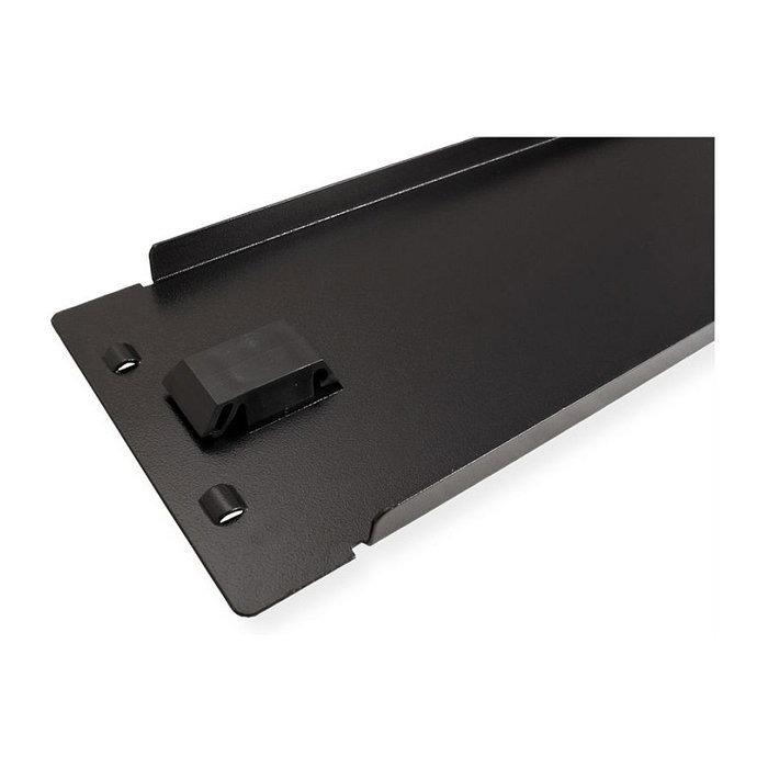 ROLINE 26.30.0001 Tapa Ciega de Acero Negro 2U para Rack 19 Pulgadas (48.3 cm), Snap-in