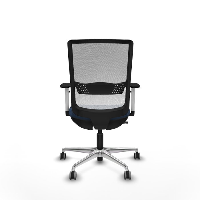 PIQUERAS Y CRESPO Silla de oficina Haches Azul marino y Blanco PIQUERAS Y CRESPO Silla de oficina Haches Azul marino y Blanco
