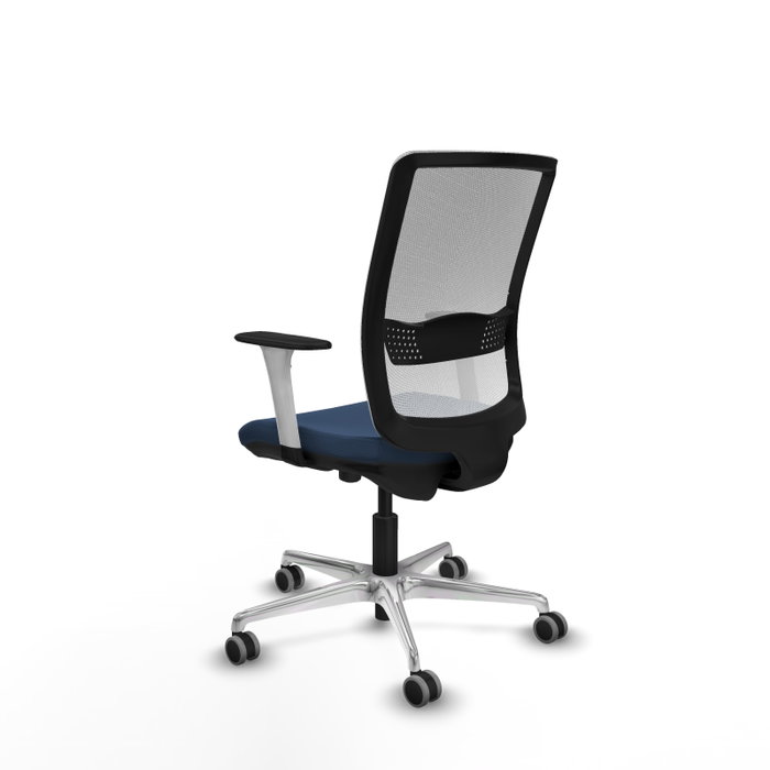 PIQUERAS Y CRESPO Silla de oficina Haches Azul marino y Blanco PIQUERAS Y CRESPO Silla de oficina Haches Azul marino y Blanco
