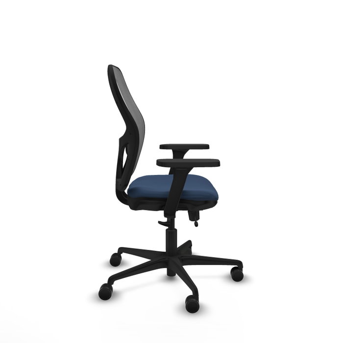 PIQUERAS Y CRESPO Silla de oficina Jorquera con mecanismo Sincro/Traslack, Azul marino y Gris PIQUERAS Y CRESPO Silla de oficina Jorquera con mecanismo Sincro/Traslack, Azul marino y Gris