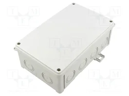 SIMET Caja de conexiones gris con diafragmas de membranas