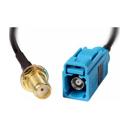 DeLOCK Cable coaxial FAKRA Z hembra a SMA hembra 20 cm
