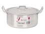 KINVARA Cacerola de Aluminio 22 cm 4 L Plata