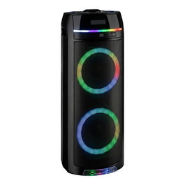 REFLEXION PS10BTCD/N Altavoz para Fiestas Portátil 480W Bluetooth 5.0 Negro con Micrófono y Radio FM